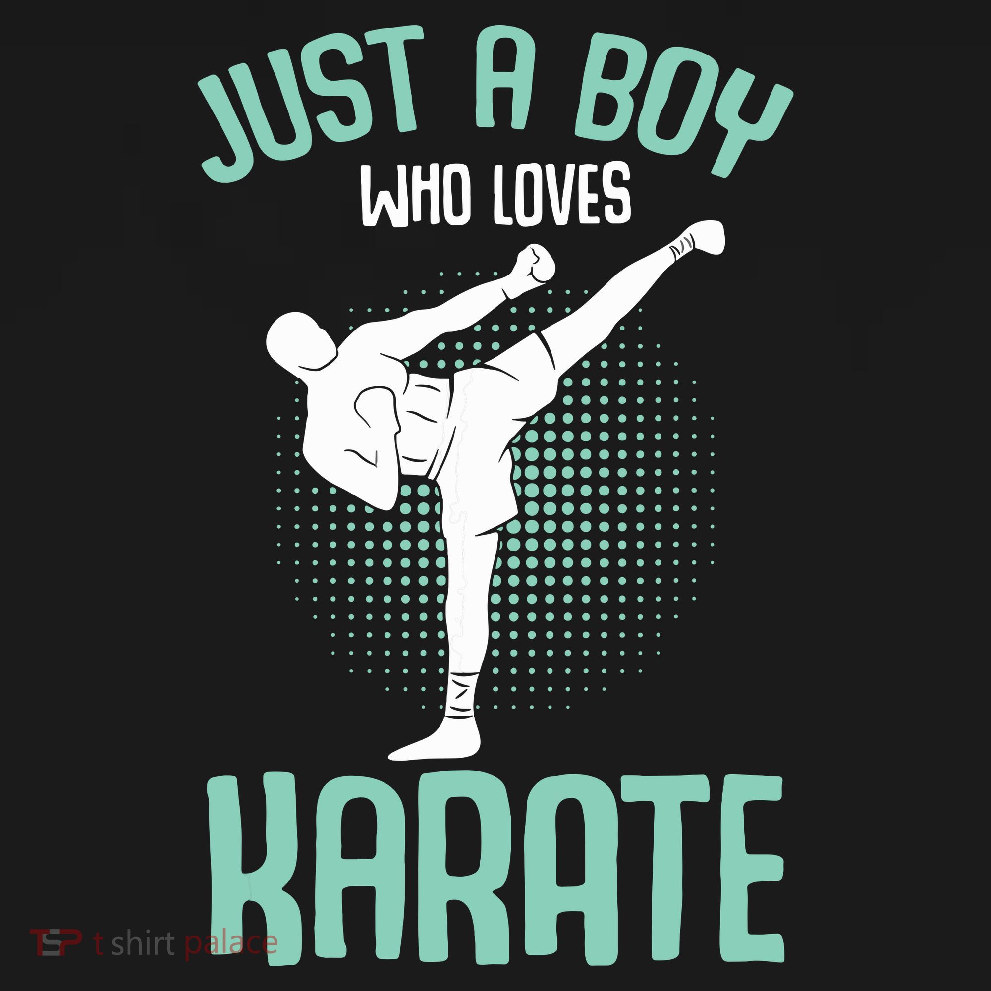 Just A Boy Who Loves Karate Boy Baby Bodysuit