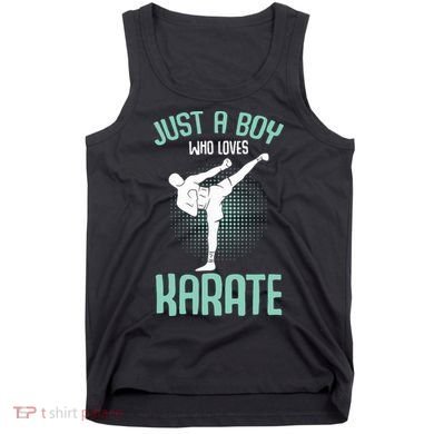 Just A Boy Who Loves Karate Boy Tank Top