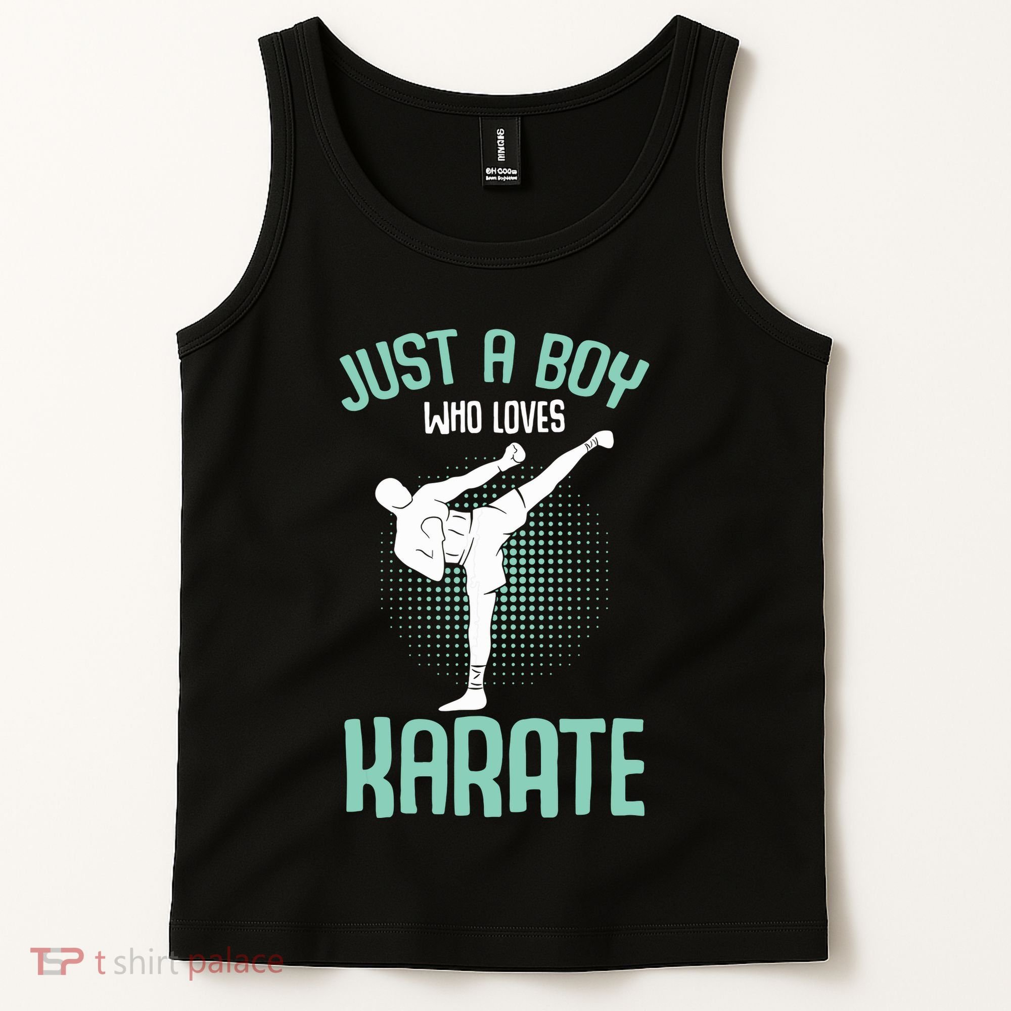 Just A Boy Who Loves Karate Boy Tank Top