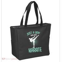 Just A Boy Who Loves Karate Boy Tote Bag thumb 2