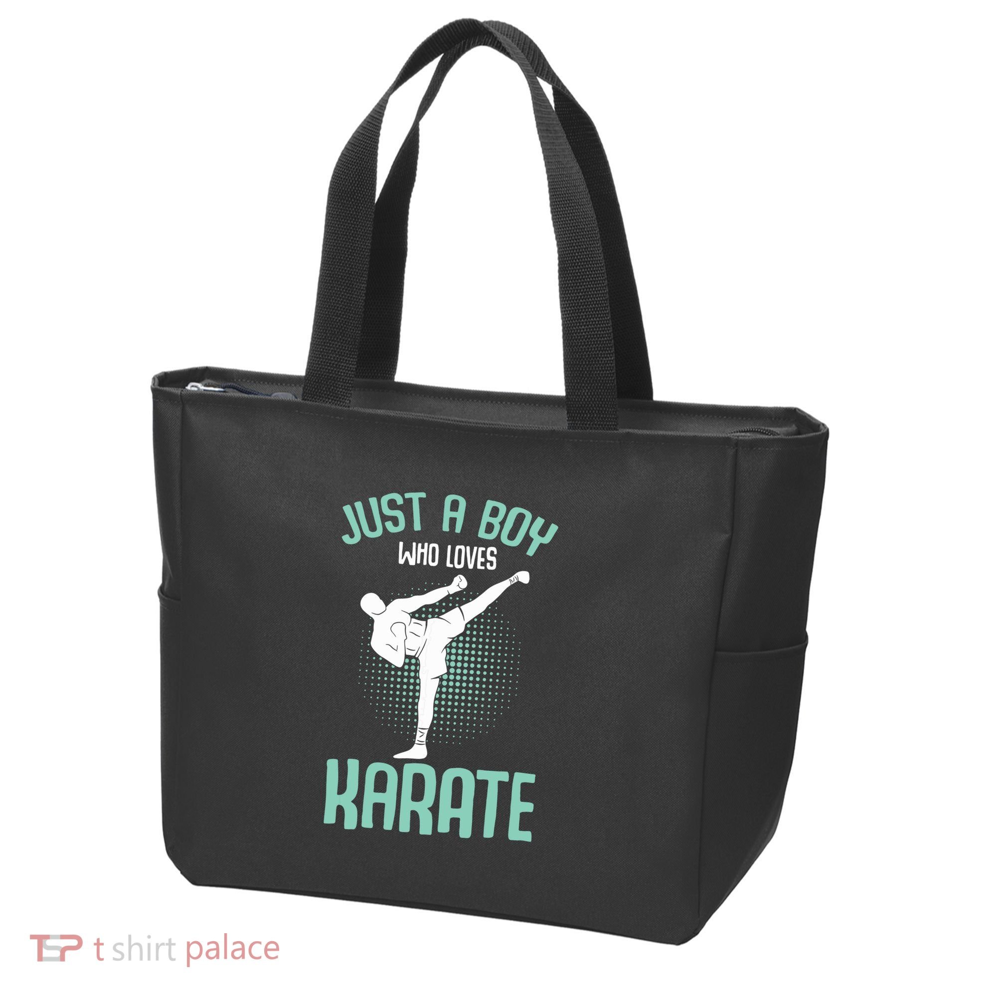 Just A Boy Who Loves Karate Boy Tote Bag