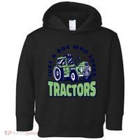 Just A Boy Who Loves Tractors Toddler Hoodie thumb 0