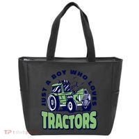 Just A Boy Who Loves Tractors Tote Bag thumb 0