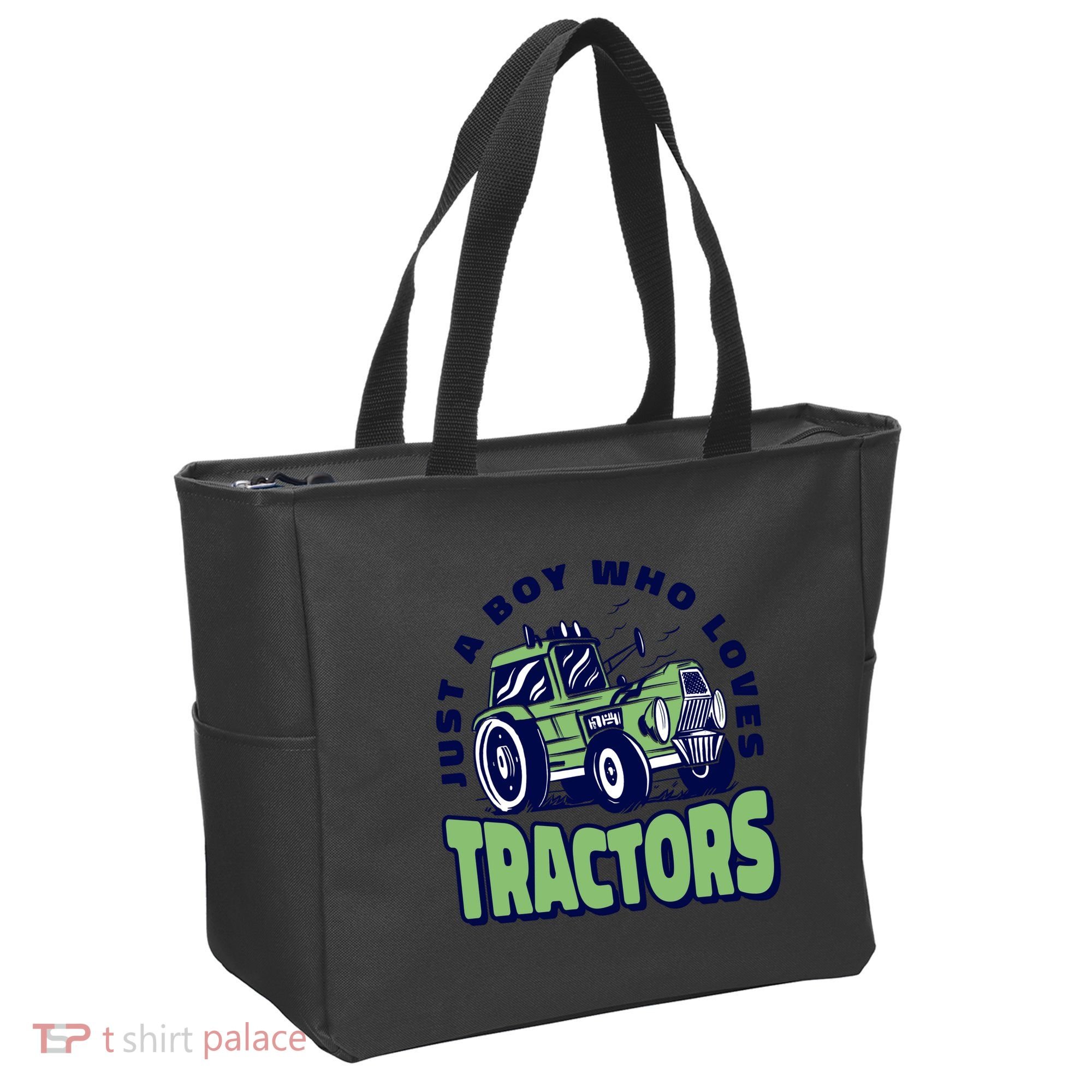 Just A Boy Who Loves Tractors Tote Bag