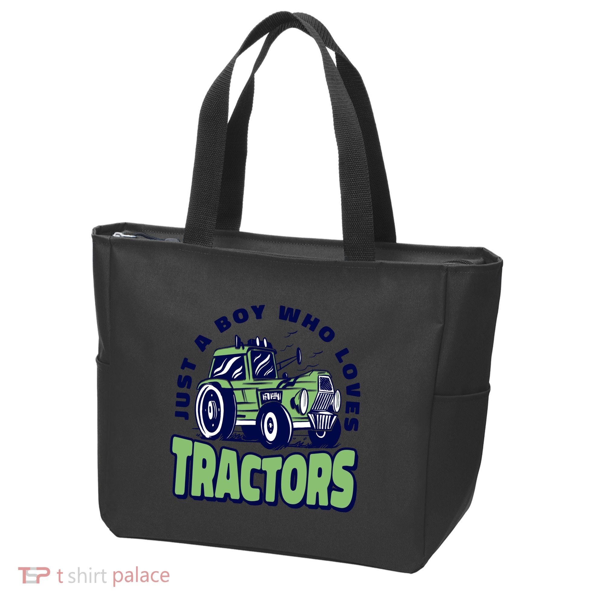Just A Boy Who Loves Tractors Tote Bag