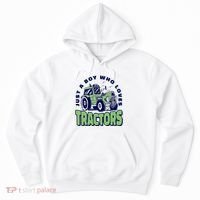 Just A Boy Who Loves Tractors Hoodie thumb 0