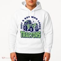 Just A Boy Who Loves Tractors Hoodie thumb 2