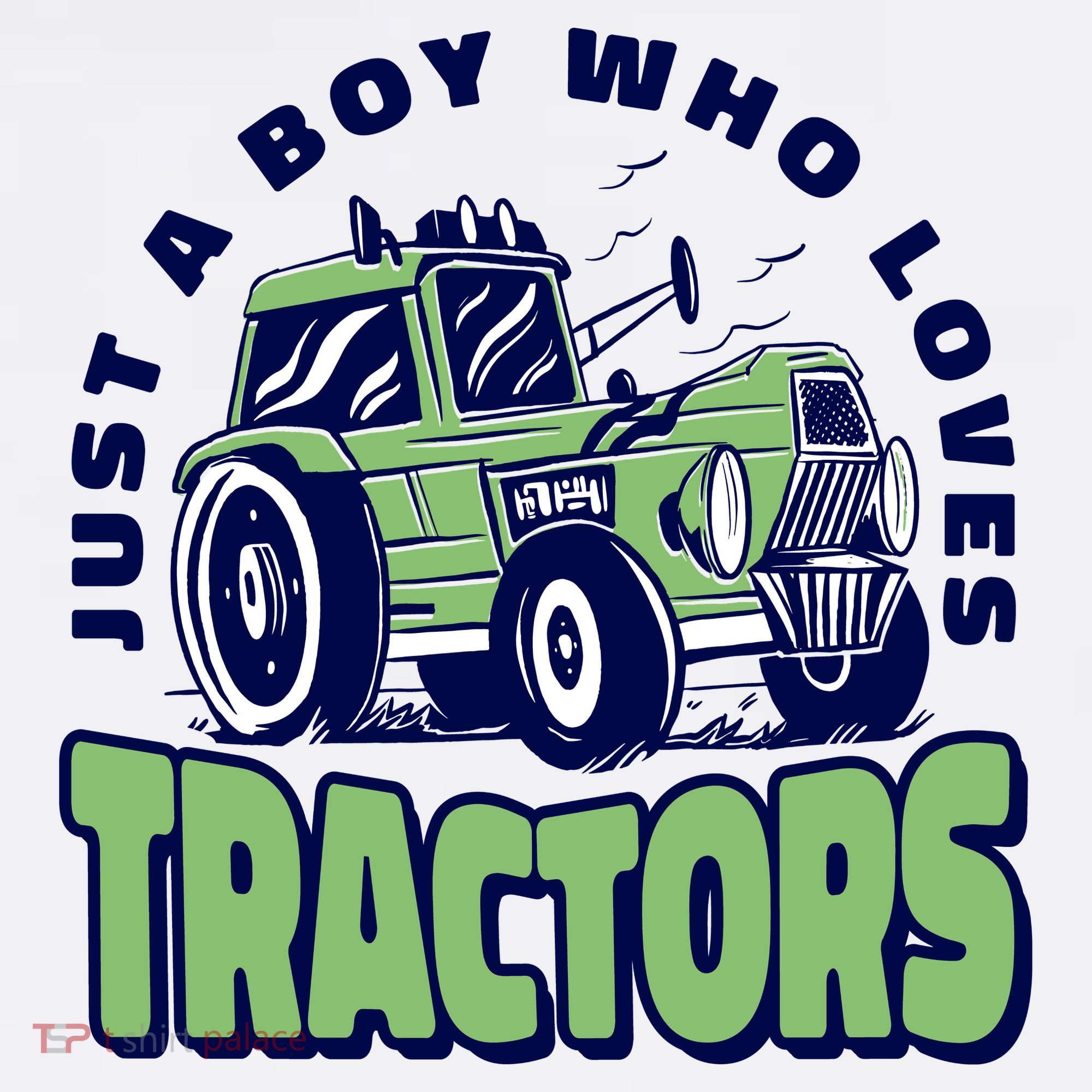 Just A Boy Who Loves Tractors Sweatshirt