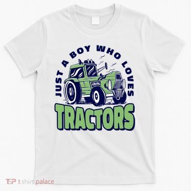 Just A Boy Who Loves Tractors T-Shirt