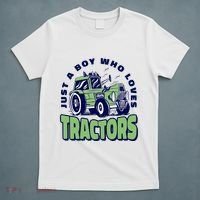Just A Boy Who Loves Tractors T-Shirt thumb 5