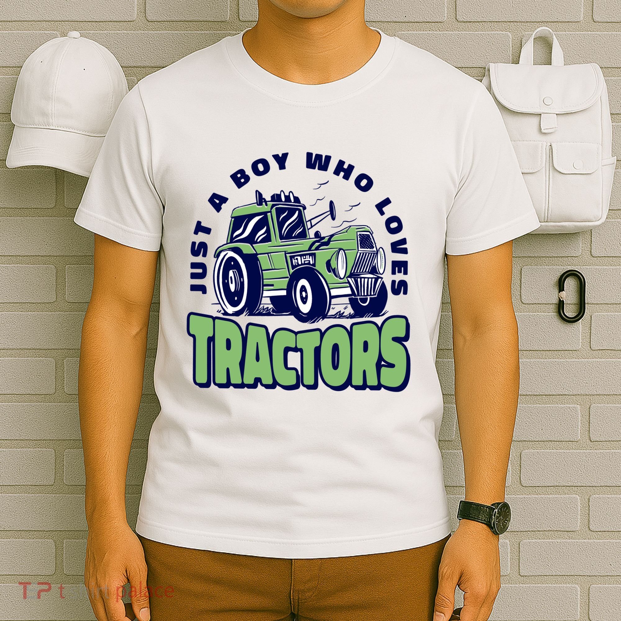 Just A Boy Who Loves Tractors T-Shirt