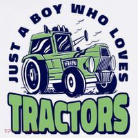 Just A Boy Who Loves Tractors T-Shirt thumb 7