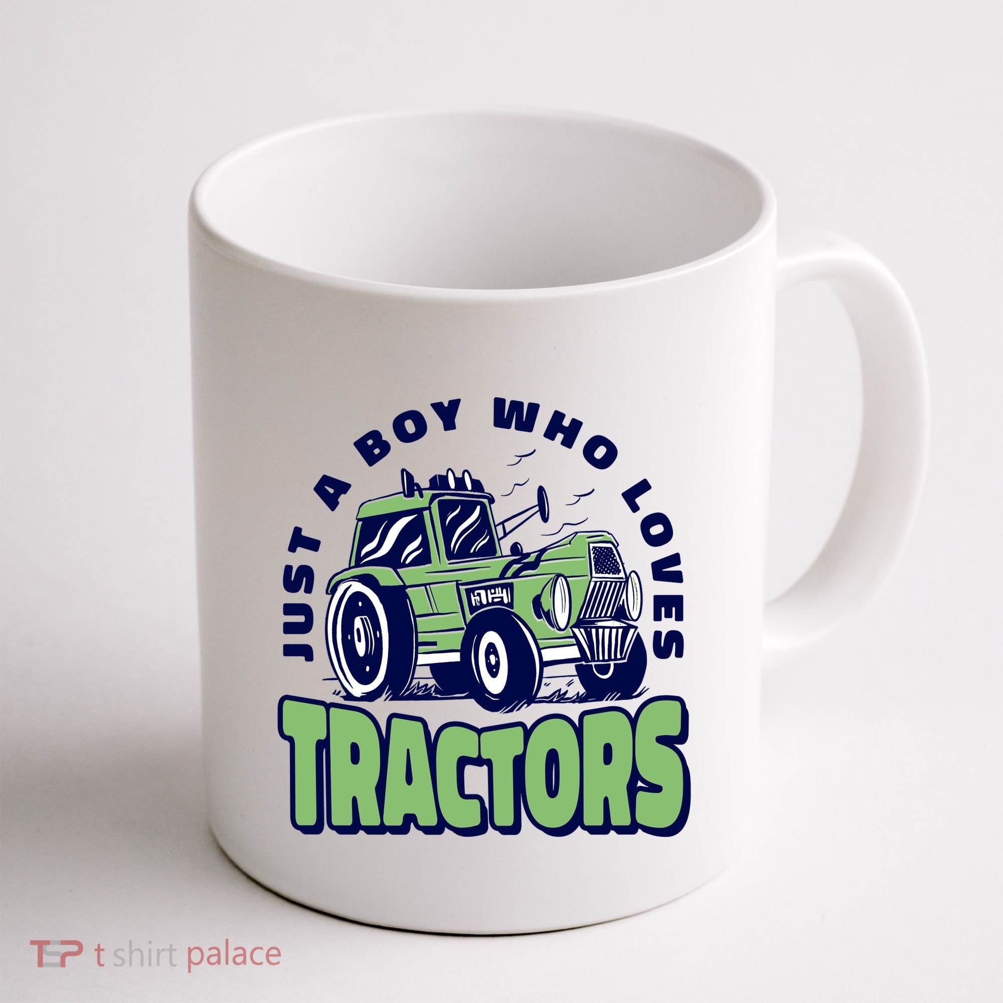 Just A Boy Who Loves Tractors Coffee Mug