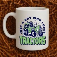 Just A Boy Who Loves Tractors Coffee Mug thumb 2