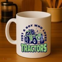 Just A Boy Who Loves Tractors Coffee Mug thumb 4