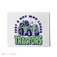 Just A Boy Who Loves Tractors Mousepad thumb 0