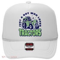 Just A Boy Who Loves Tractors Hat thumb 0