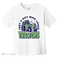 Just A Boy Who Loves Tractors Toddler T-Shirt thumb 0