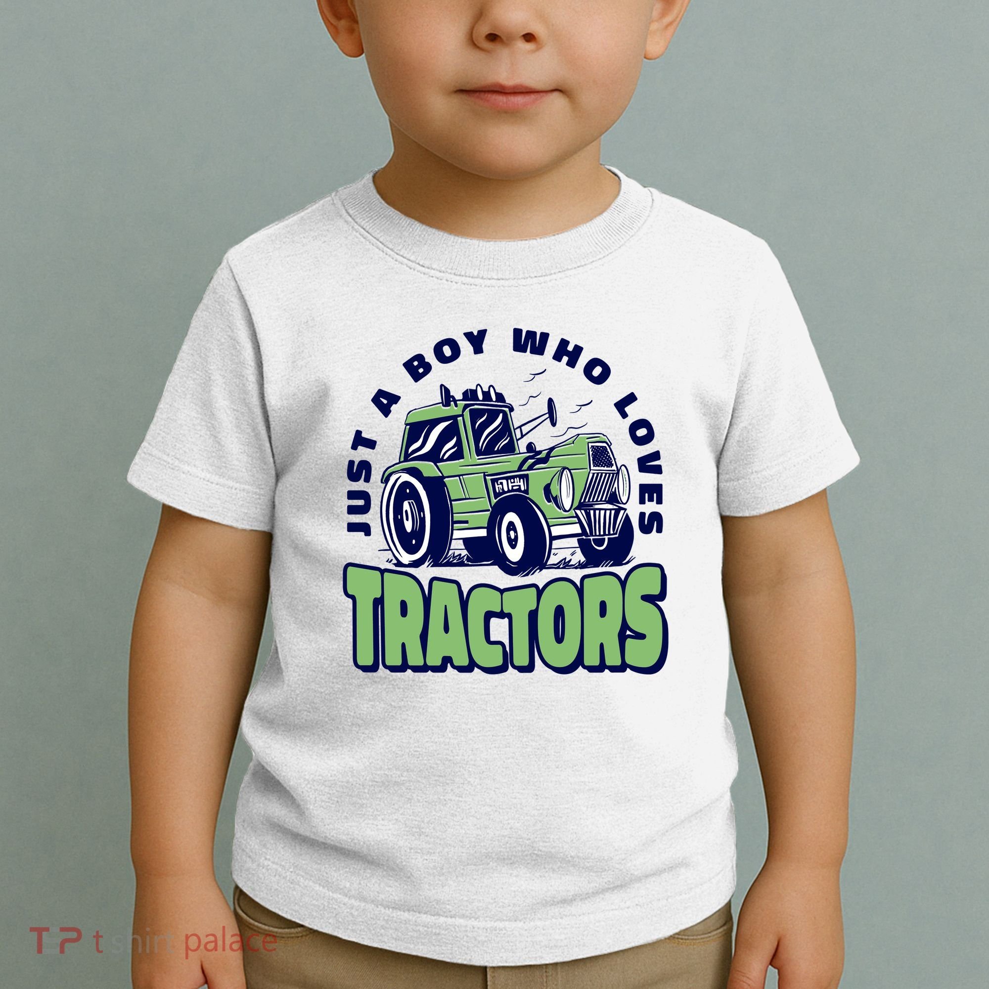 Just A Boy Who Loves Tractors Toddler T-Shirt