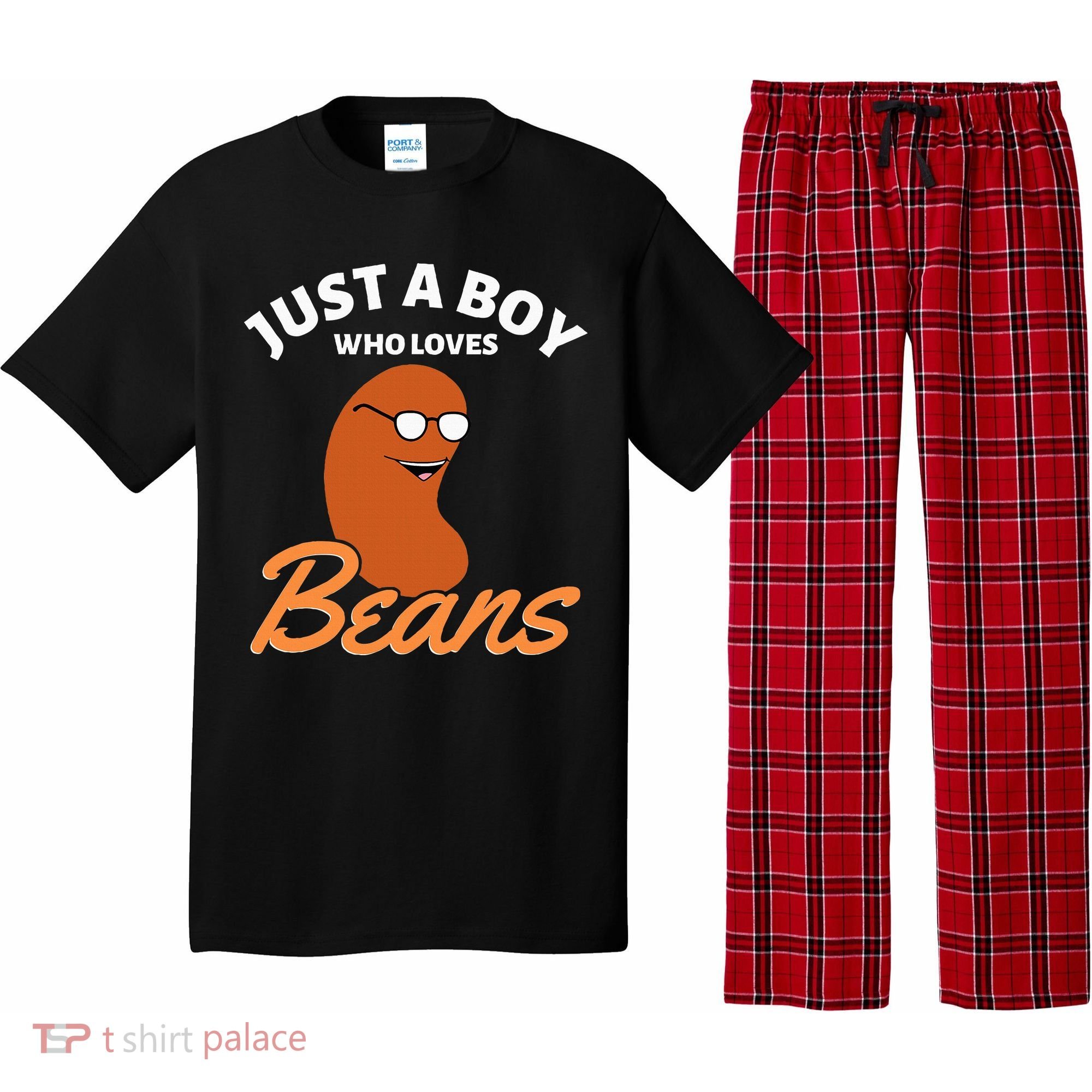 Just A Boy Who Loves Baked Beans Pajama Set