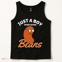 Just A Boy Who Loves Baked Beans Tank Top thumb 2