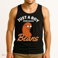 Just A Boy Who Loves Baked Beans Tank Top thumb 3