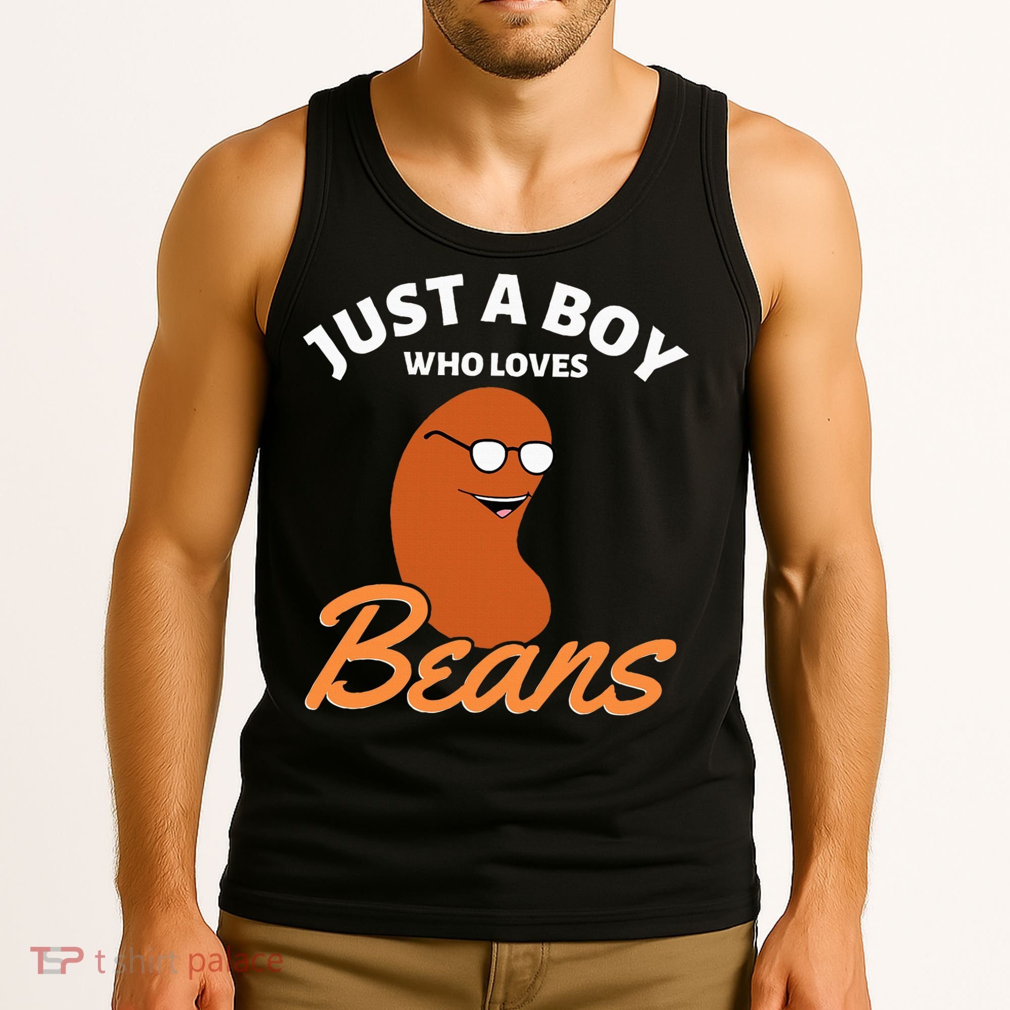Just A Boy Who Loves Baked Beans Tank Top