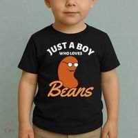 Just A Boy Who Loves Baked Beans Toddler T-Shirt thumb 2