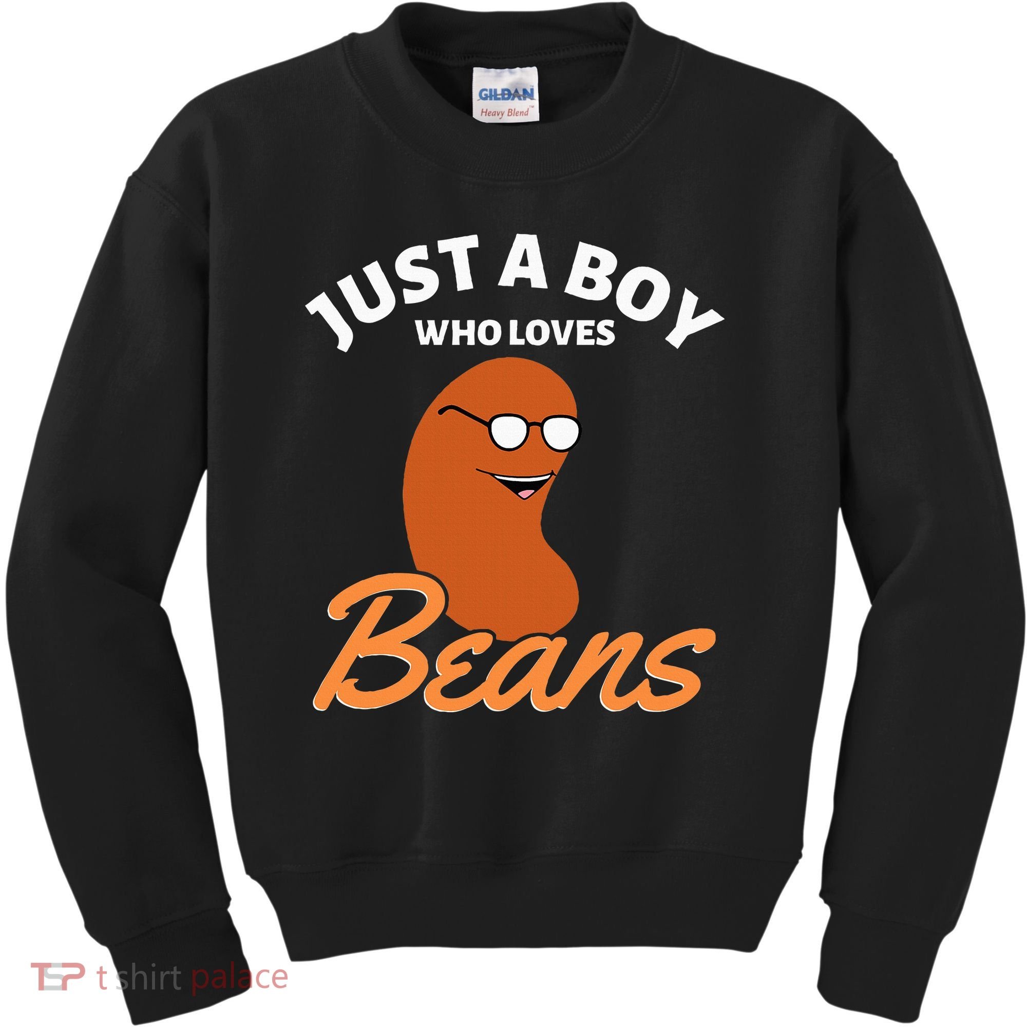 Just A Boy Who Loves Baked Beans Kids Sweatshirt