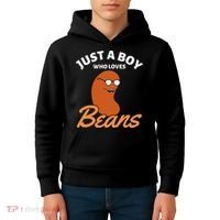Just A Boy Who Loves Baked Beans Kids Hoodie thumb 4