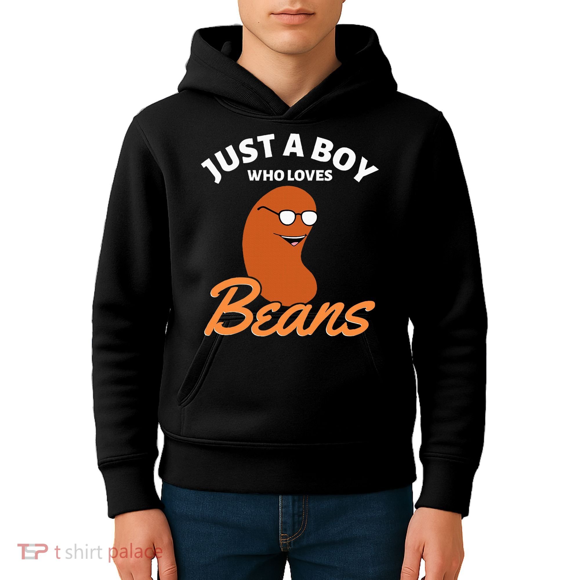 Just A Boy Who Loves Baked Beans Kids Hoodie