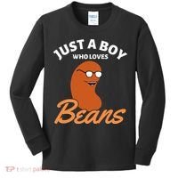 Just A Boy Who Loves Baked Beans Kids Long Sleeve Shirt thumb 0