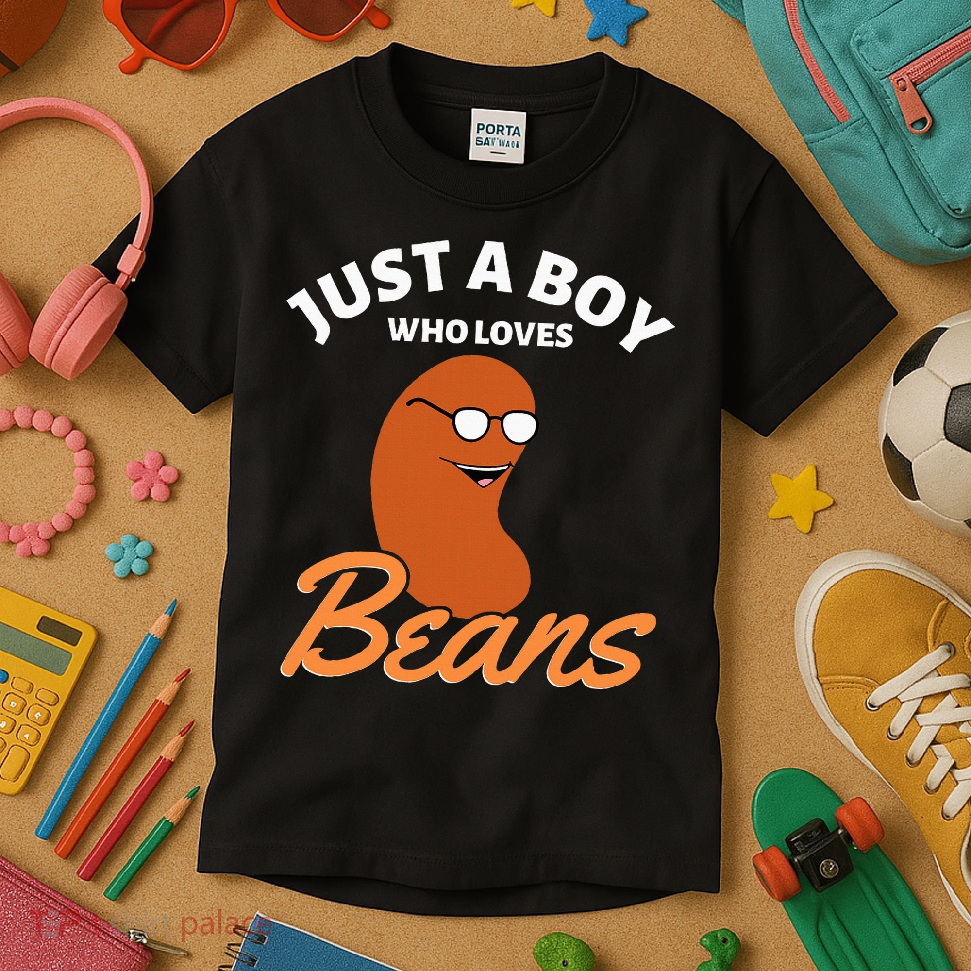 Just A Boy Who Loves Baked Beans Kids T-Shirt