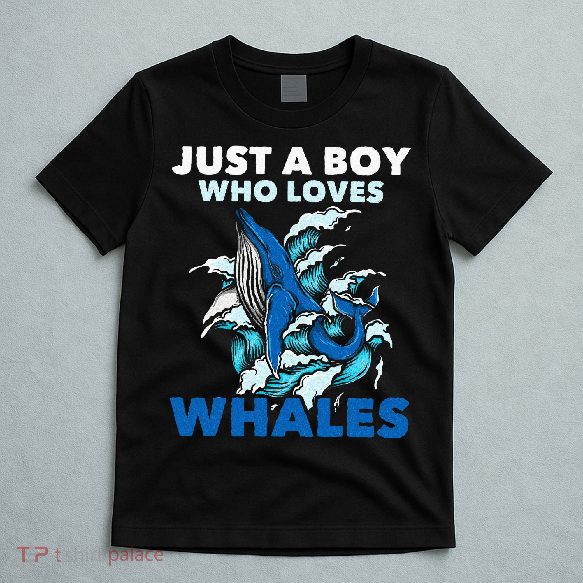 Just A Boy Who Loves Whales Marine Biologist Whale Lover T-Shirt