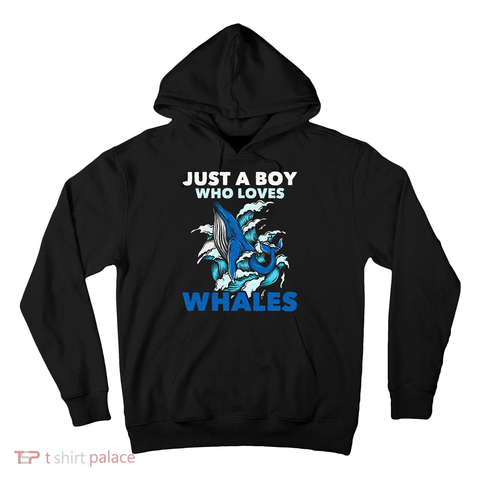 Just A Boy Who Loves Whales Marine Biologist Whale Lover Tall Hoodie