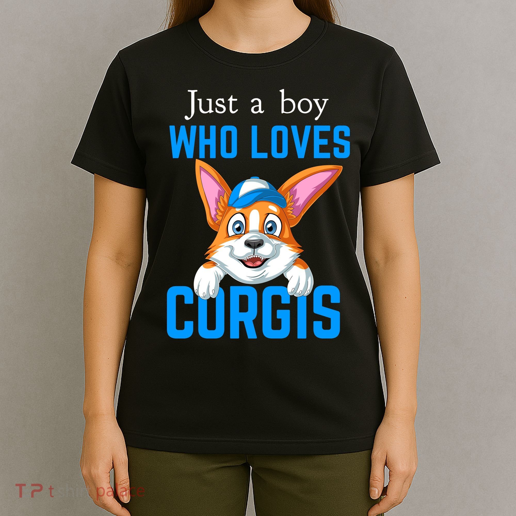 Just A Boy Who Loves Corgis T-Shirt