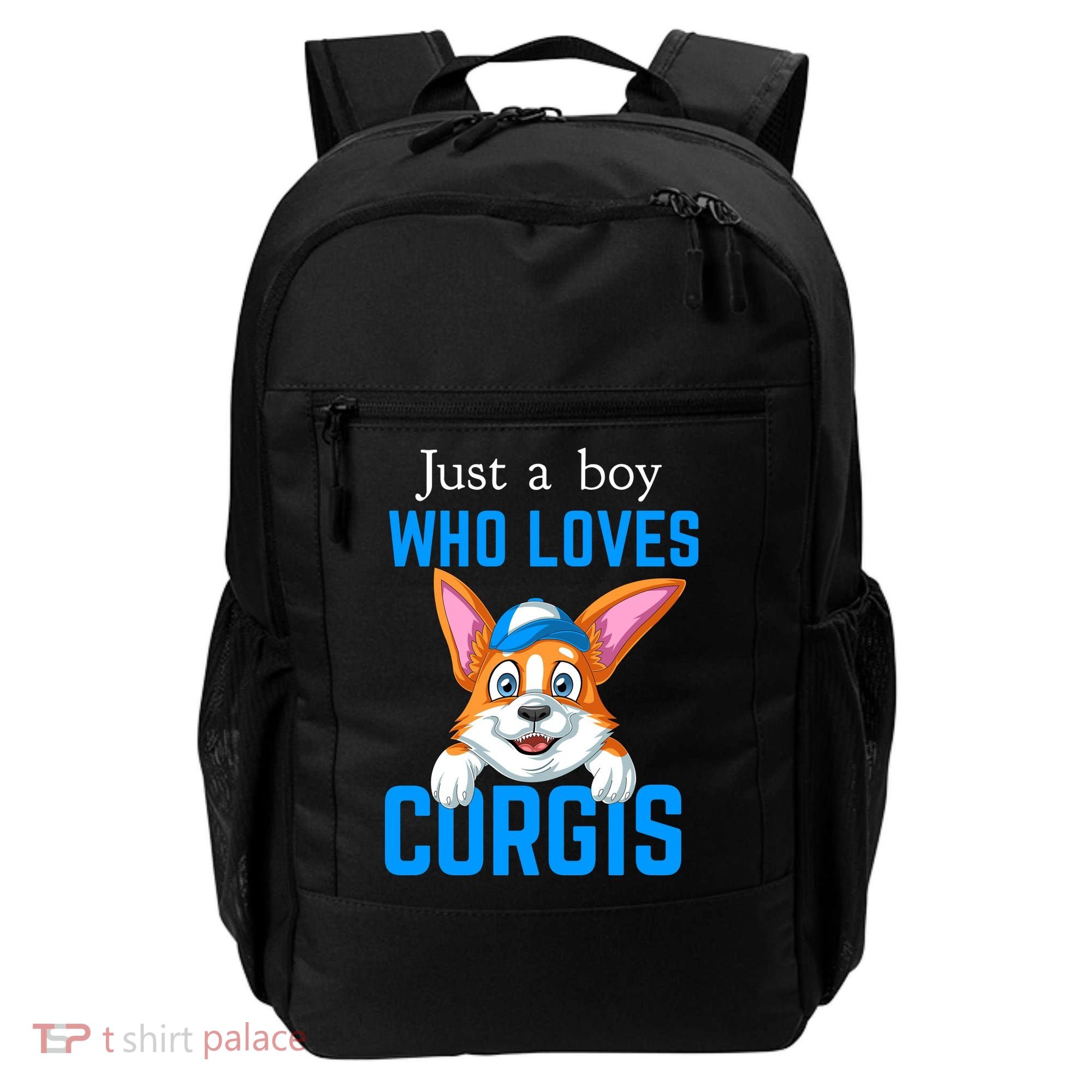 Just A Boy Who Loves Corgis Backpack