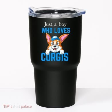 Just A Boy Who Loves Corgis Tumbler
