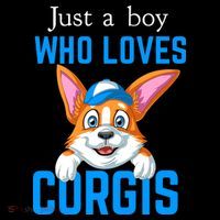 Just A Boy Who Loves Corgis Mousepad thumb 1