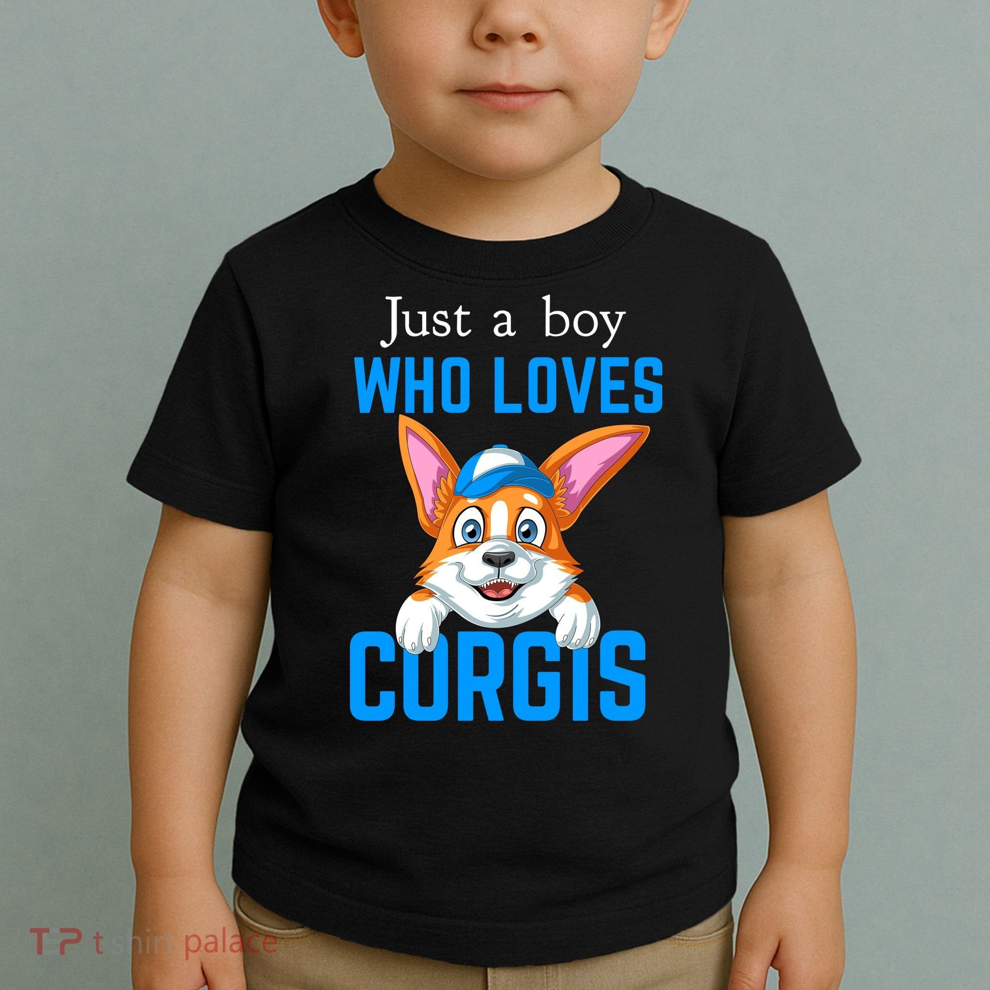Just A Boy Who Loves Corgis Toddler T-Shirt