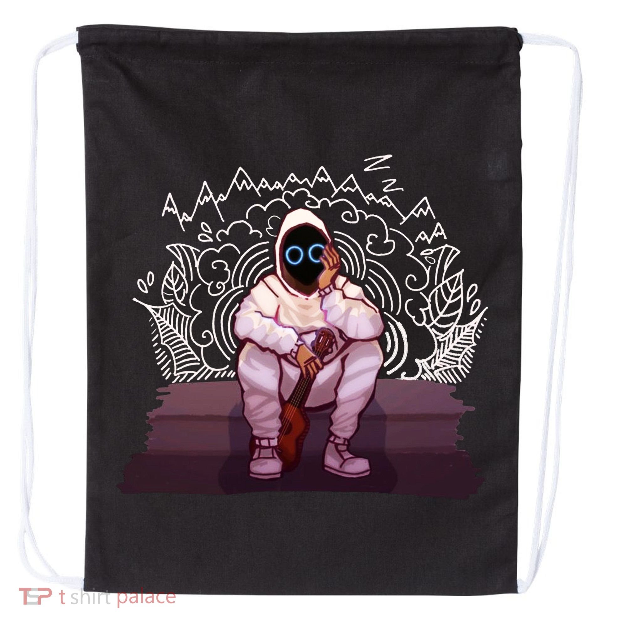 Just A Boy With A Ukulele BoyWithUke Drawstring Bag