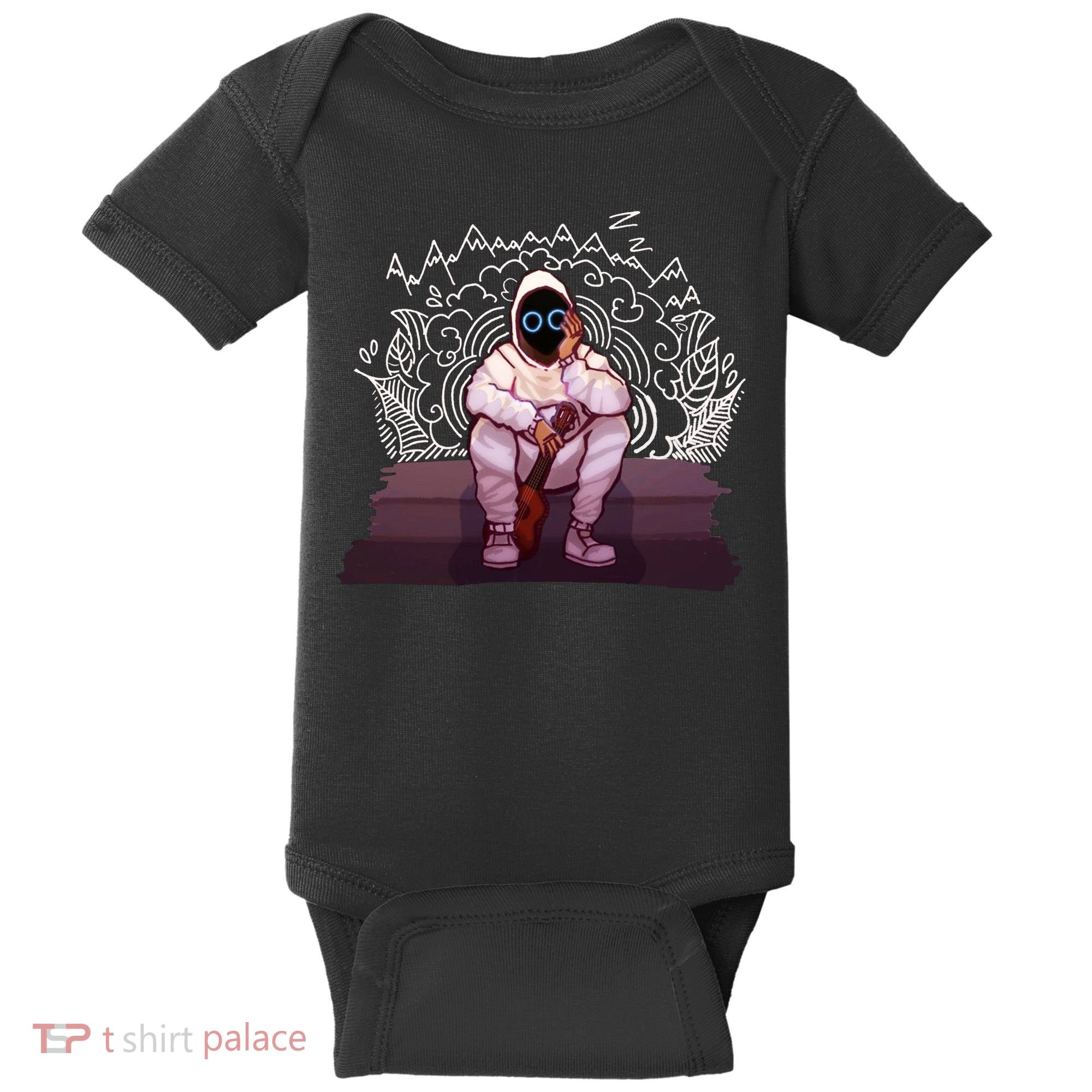 Just A Boy With A Ukulele BoyWithUke Baby Bodysuit