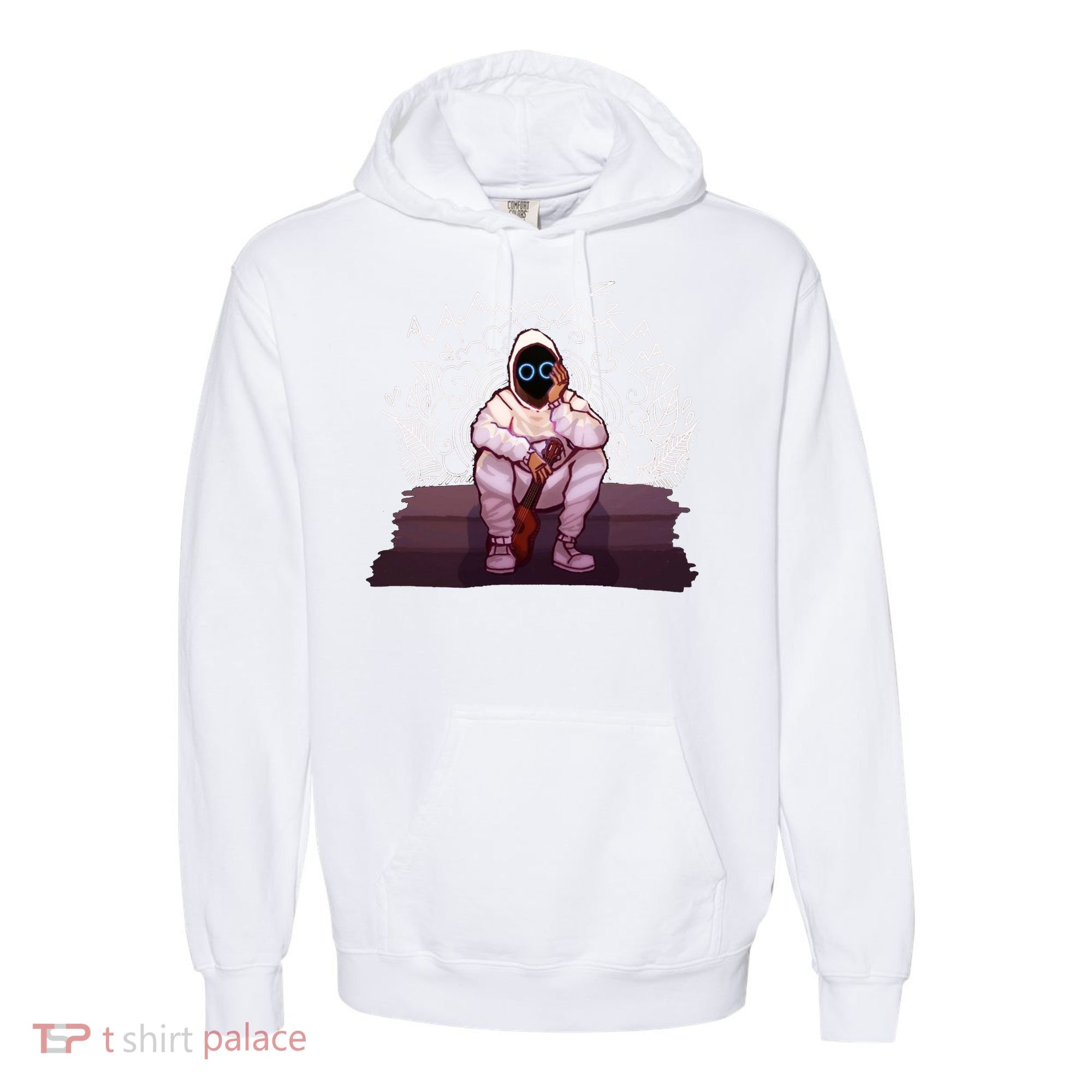 Just A Boy With A Ukulele BoyWithUke Comfort Colors Garment-Dyed Hooded Sweatshirt