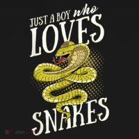 Just A Boy Who Loves Snakes Snake Lover Gift Apron thumb 3