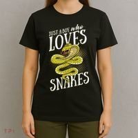Just A Boy Who Loves Snakes Snake Lover Gift T-Shirt thumb 4