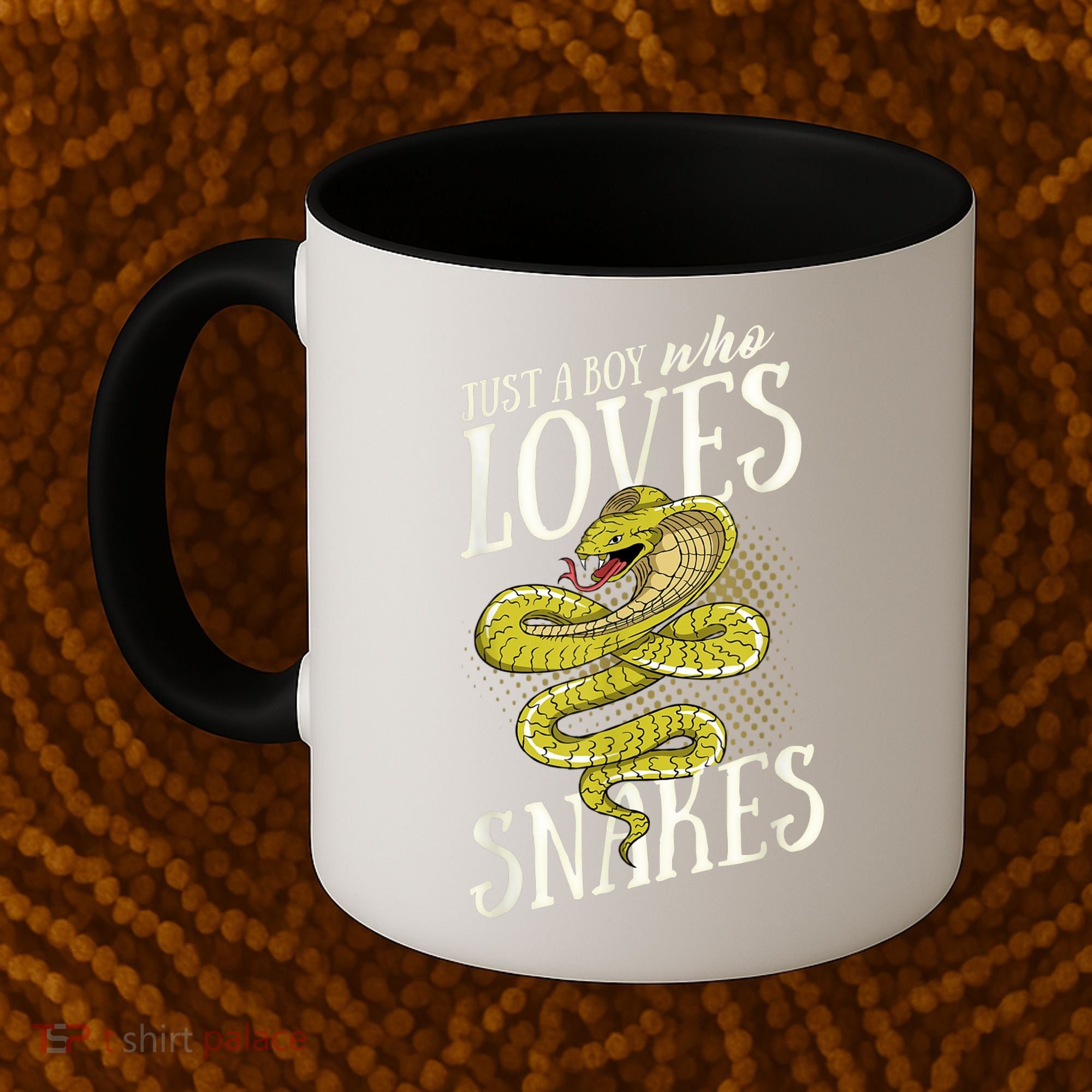 Just A Boy Who Loves Snakes Snake Lover Gift Coffee Mug