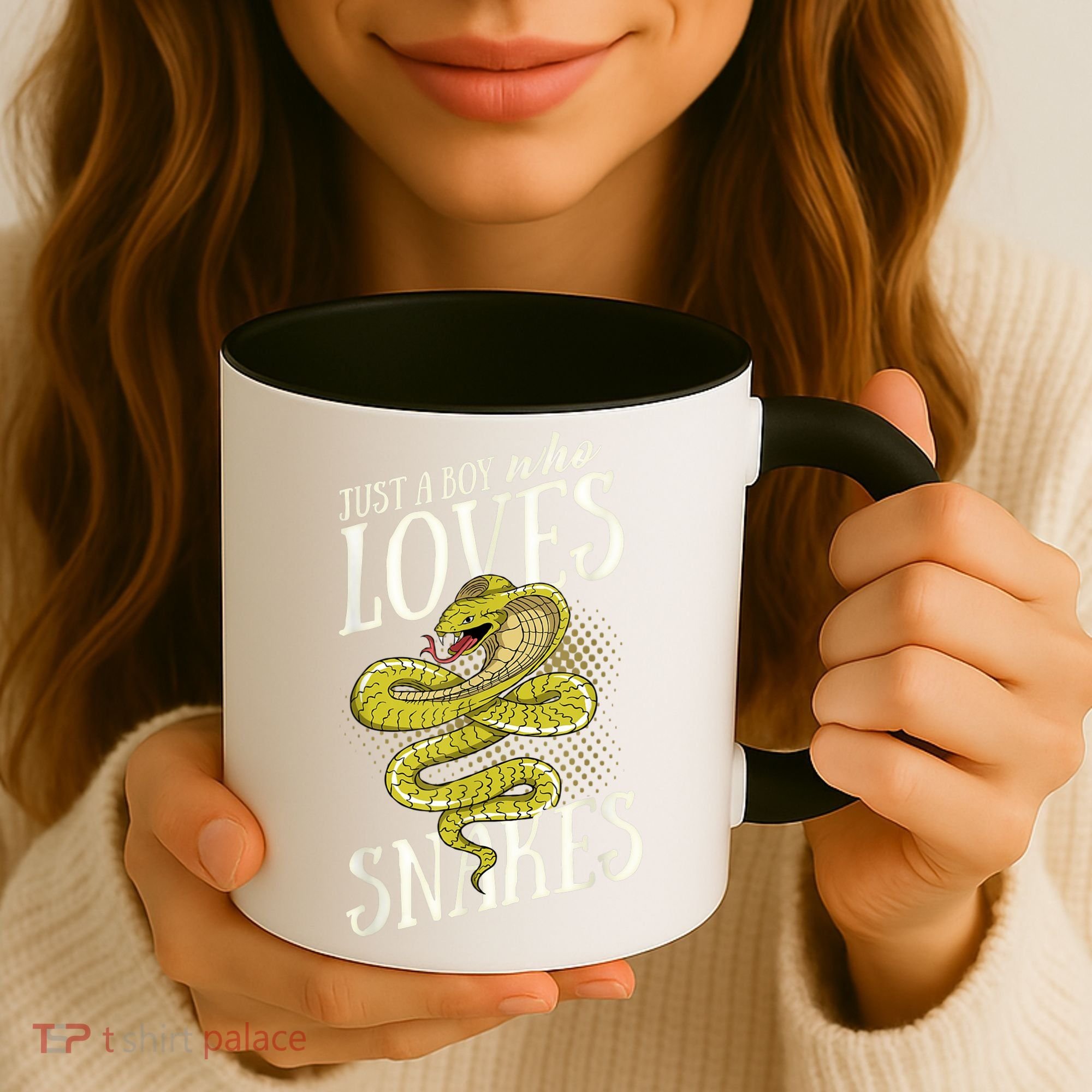 Just A Boy Who Loves Snakes Snake Lover Gift Coffee Mug