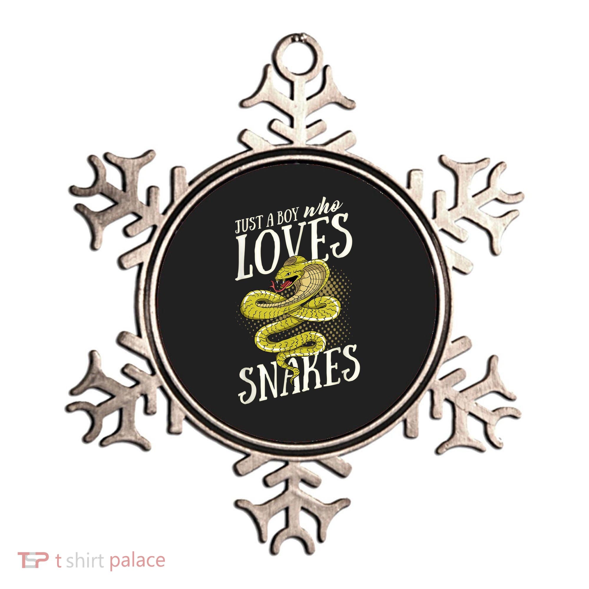 Just A Boy Who Loves Snakes Snake Lover Gift Ornament