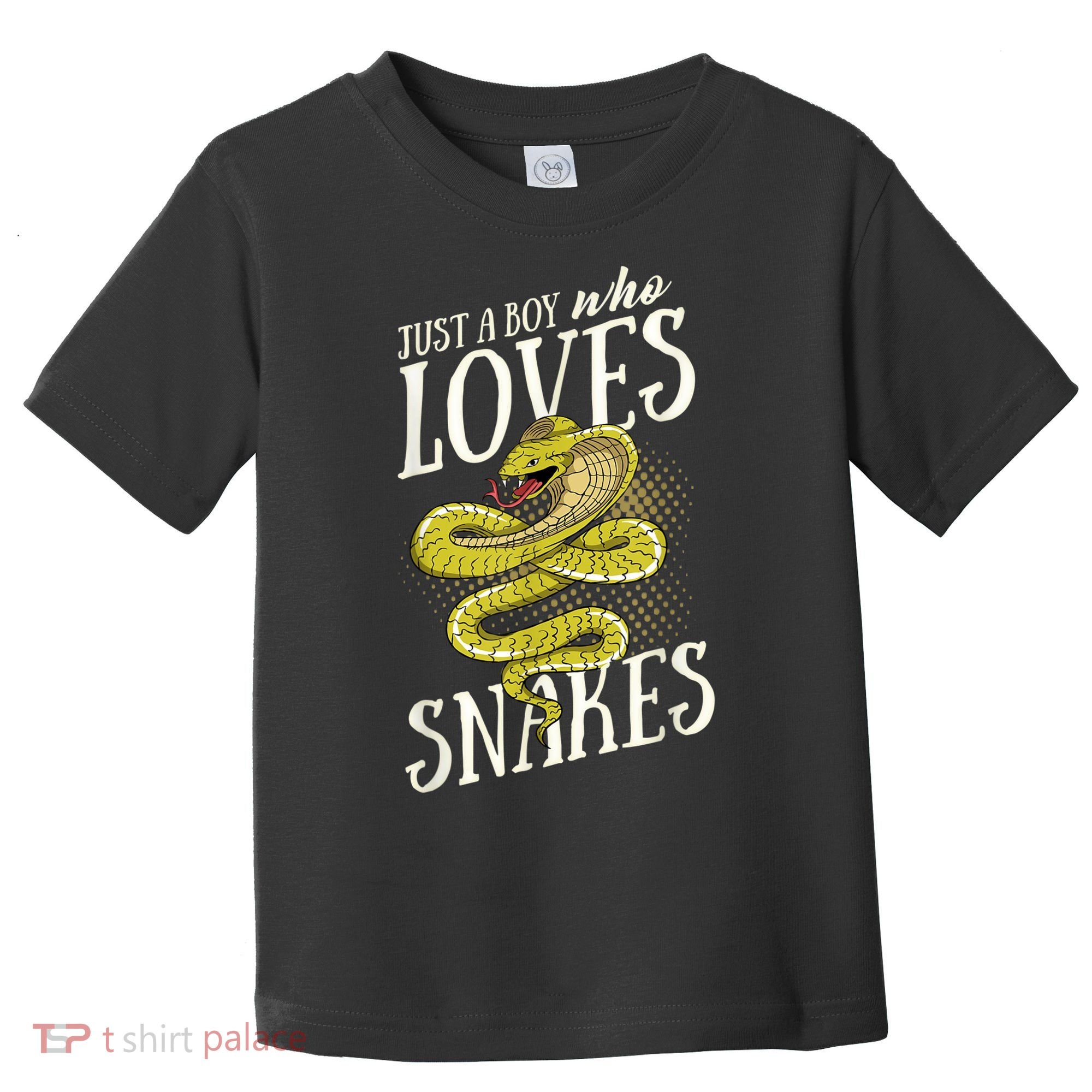 Just A Boy Who Loves Snakes Snake Lover Gift Toddler T-Shirt