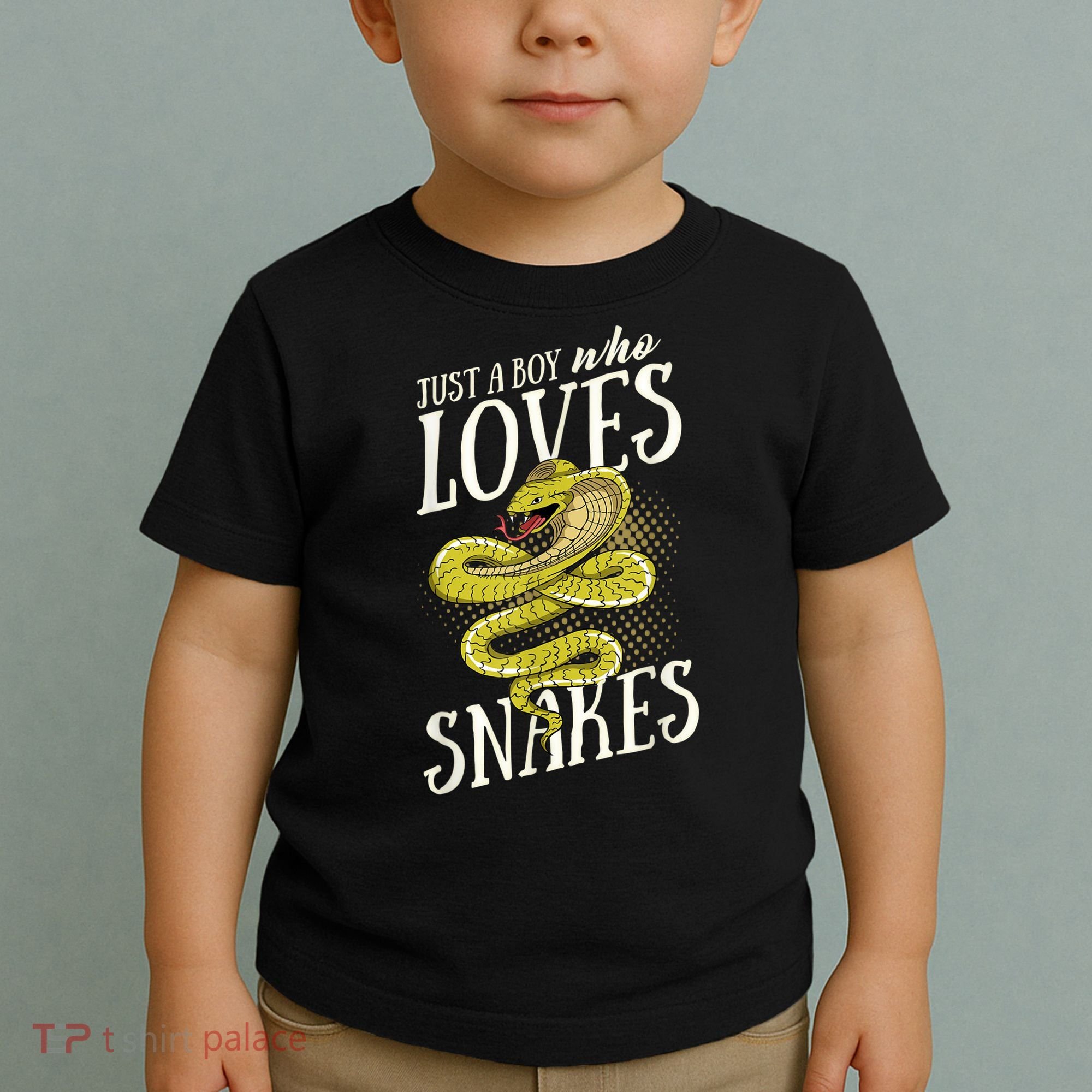 Just A Boy Who Loves Snakes Snake Lover Gift Toddler T-Shirt